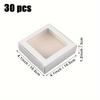 Scatole Finestra Mini in Carta Kraft (30 pezzi/Set), Scatole Regalo per Confezionare Sapone Fatto in Casa & per Eventi