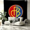 FC Basel Wall Tapestry Aesthetic Wall Hanging Printed Fabric Blanket Decorative Tapestries for Bedroom Living Room Home Decor