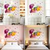 Girl Flower Pink Wall Decal For Home Interior Stylish And Sophisticated