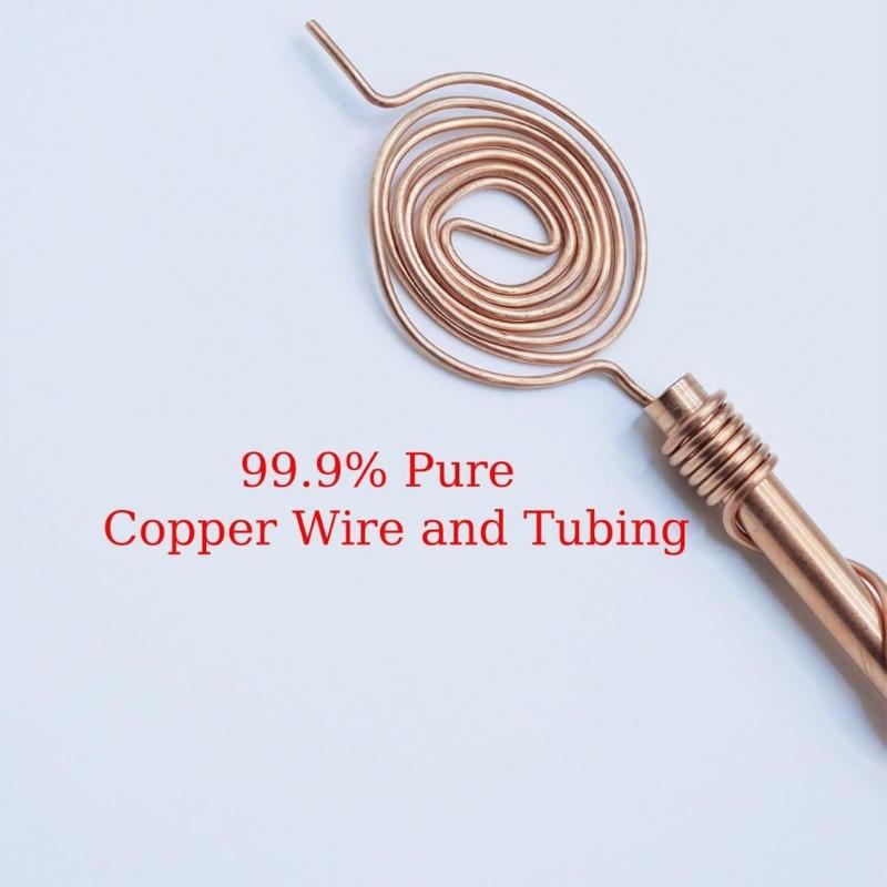 Copper Garden Stakes Coil Electroculture Antennae Plant Pile For Strong Plant And Better Nutrient Uptaking