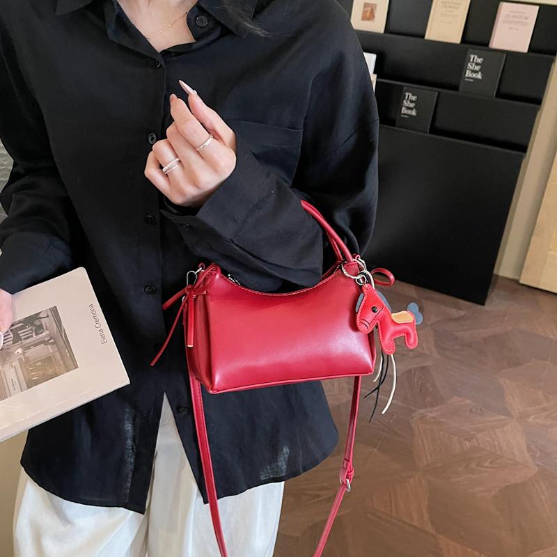 Chines Year Of The Lucky Horse Top-handle Bag For Women Original Designer Handbags Luxury Pure Color Shoulder Crossbody Bag 2026