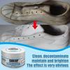Practical White Shoe Cleaning Cream with Wipe Sponge Stains Remover Deep Cleansing Multi-Functional Cleaning Cream