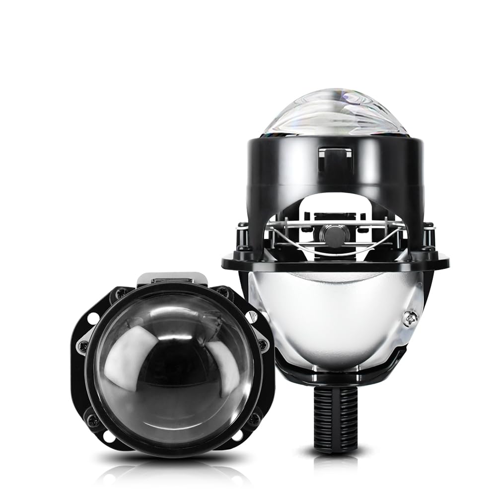 Mkphargin 2.5 Inch by LED Projector Lens H4 H7 9005 9006 LED Lens Car
