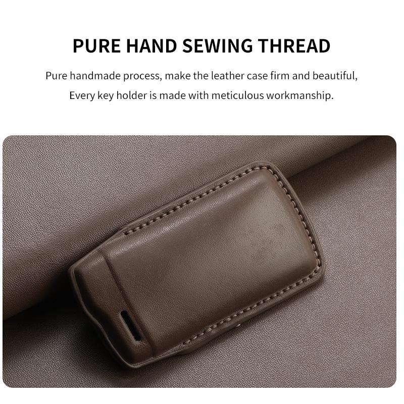 Fit For Chery Auto Tiggo 7 8 Arrizo 5 Pro Gx 5X Eq7 Exeed Series Rx Jaecoo J7 J8 Omoda 5 C5 Genuine Leather Auto Intelligent Key Fob Case Cover