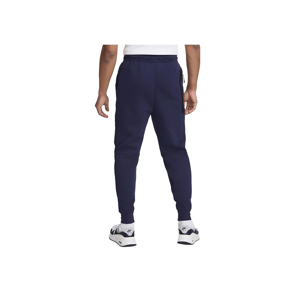 Nike England Tech Fleece Logo Embroidery Comfortable Mid Waist Football Knit Pants Men Pants Dark-Purple FZ5964-555