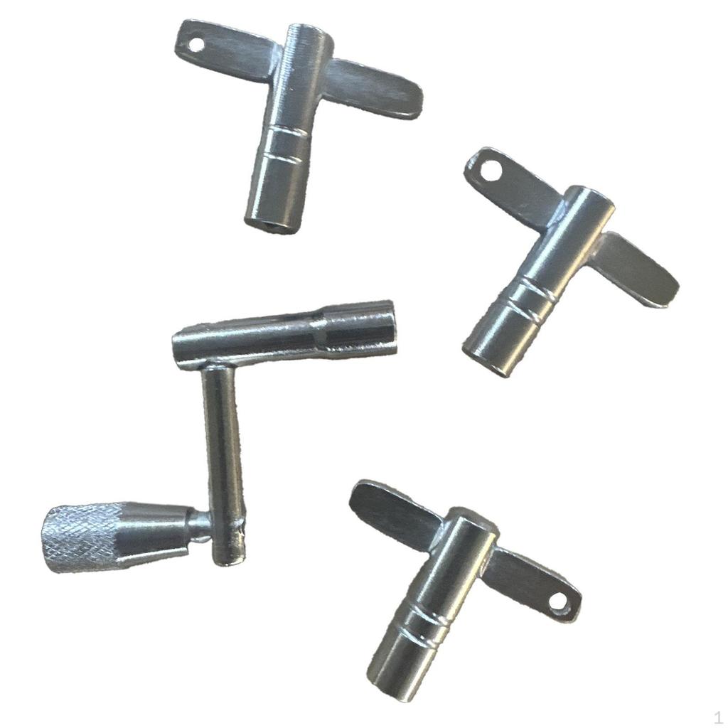 4 Pieces Drum Key Set T Shape and Z for All Drummers Practical Professional Portable Sturdy