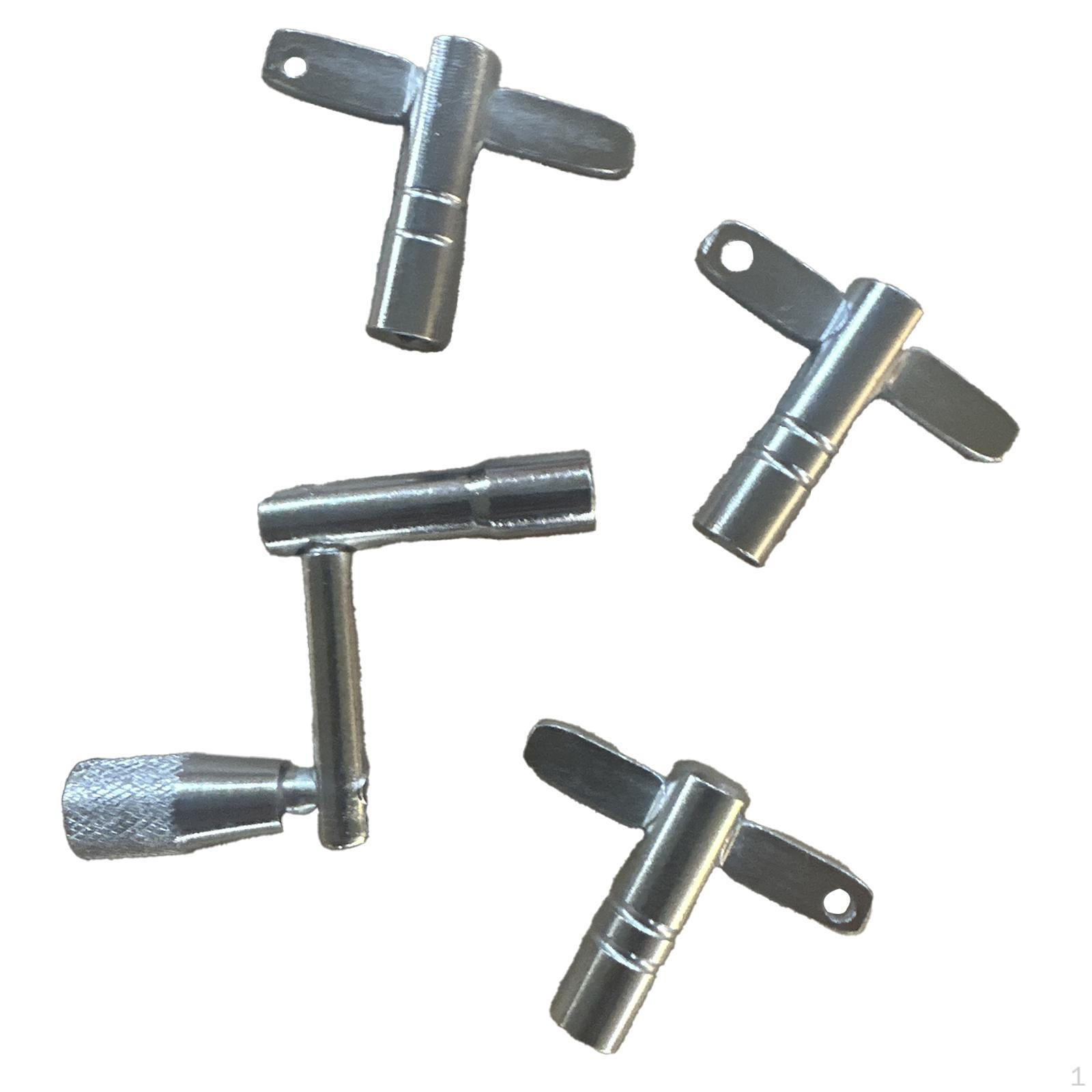 

Набор из 4 барабанных ключей T-образной и Z-образной формы для всех барабанщиков Практичный Профессиональный Портативный Прочный