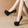 New Luxury Women's Exquisite Ultra High Heels Summer Fine Heels Pearl Fashion High Heels Women's Shoes Nightclub Dance Shoes