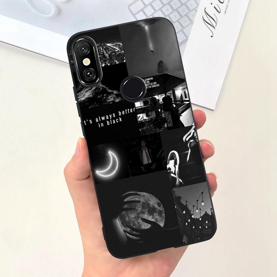 Fashion Phone Case For Xiaomi Mi A2 Lite 5.84" Candy Color Soft Silicone TPU Bumper For Xiaomi Mi A2lite Back Cover