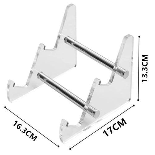 Keyboard Stand, Keyboard Holder for Office Use | 2-Tier Keyboard Storage Holder for Tablets and Photo Frames, Clear Acrylic Keyboard Display, 1 Keyboa