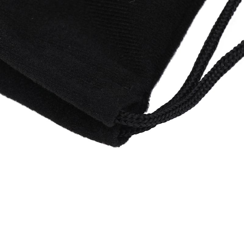 1Pc Velvet Cloth Portable Drawstring Tennis Rackets Holder Bag Large Capacity Protective Cover Tennis Paddles Pocket