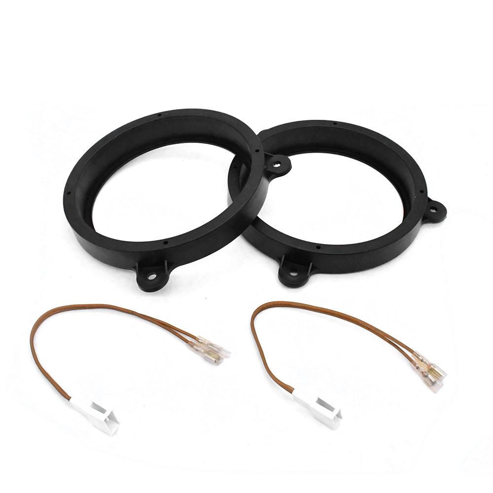 Rear Door Speaker Adapter 6.5 Inch For Subaru Forester Impreza Outback WRX/STI Audio Speaker Spacer Ring Bracket Replacement