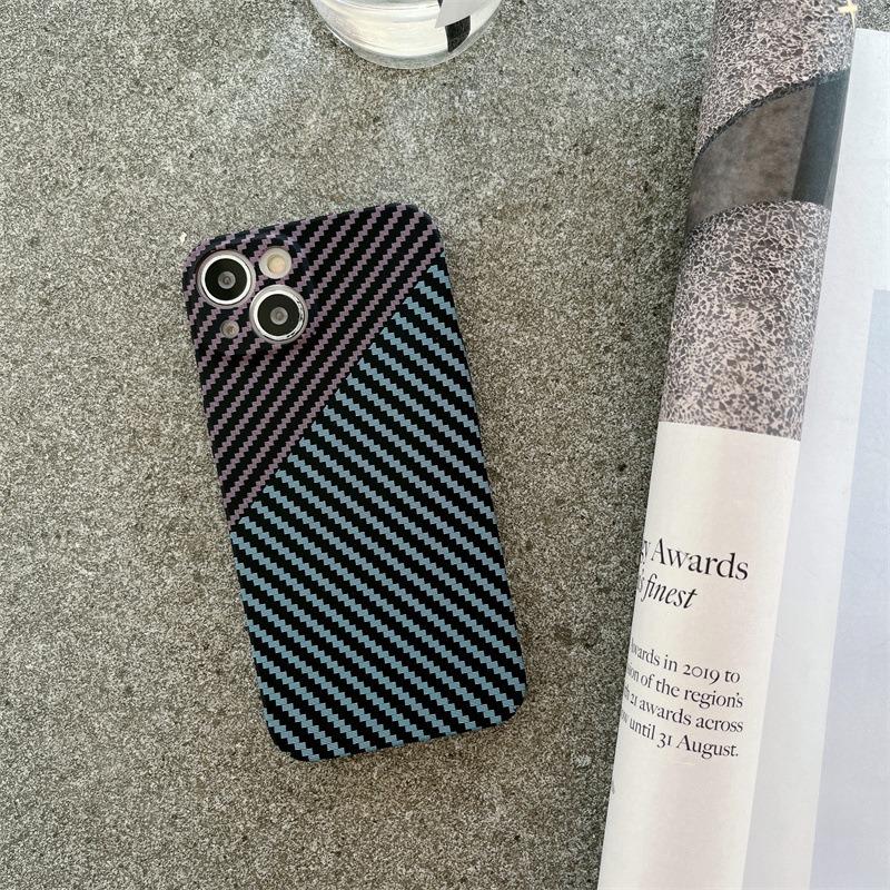 Carbon Fiber Kevlar Suitable for IPhone 16 Promax Phone Case Lens All Inclusive Apple 15 Ultra Thin Protective Case
