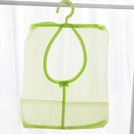 

Portable Multipurpose Mesh Storage Bag for Wardrobe, Drying Clothes, Kitchen, and Bathroom - Hangable Pocket Organizer.