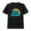 Lake Junkie T Shirt Summer Vacation Rainbow Print Funny Life  Vintage Washed Slightly Comfortable Stylish Unisex Soft Versatile