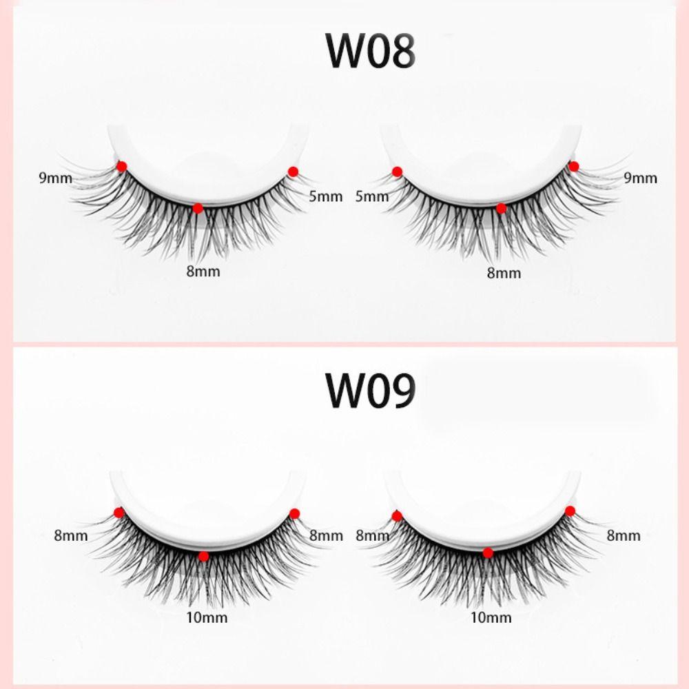 Makeup Self-adhesive False Eyelashes with Spare Tape False Eyelash Clusters Women
