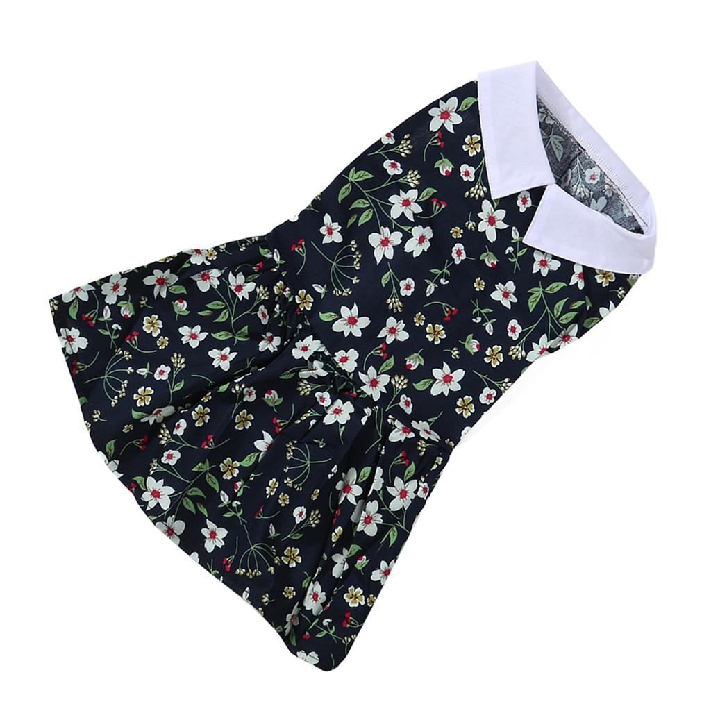 Sukienka dla psa Miękka Oddychająca Lekka Modna Elegancka Kwiatowa Sukienka Księżniczki dla Szczeniaka na Wiosnę