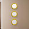 3PCS Round Decorative Mirror Wall Decoration Living Room Wall Pendant Mirror Desktop Round Cosmetic Mirror Home Decoration