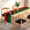 Kwanzaa Table Runner Kinara n n Table Decor n Heritage Holiday Kitchen Dining Room Home Decoration (13" x 72")