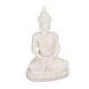 Meditating Seated Buddha Statue Carving Figurine Craft for Home Decoration Ornament (Gold)