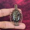 Tree Of Life Dragon Bloodstone Pendant Copper Wire Wrapped Pendant Wedding Gifts