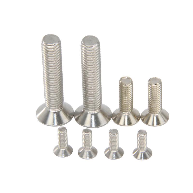 304 Stainless Steel Flat Head Countersunk Hex Socket Screw M1.6-M6