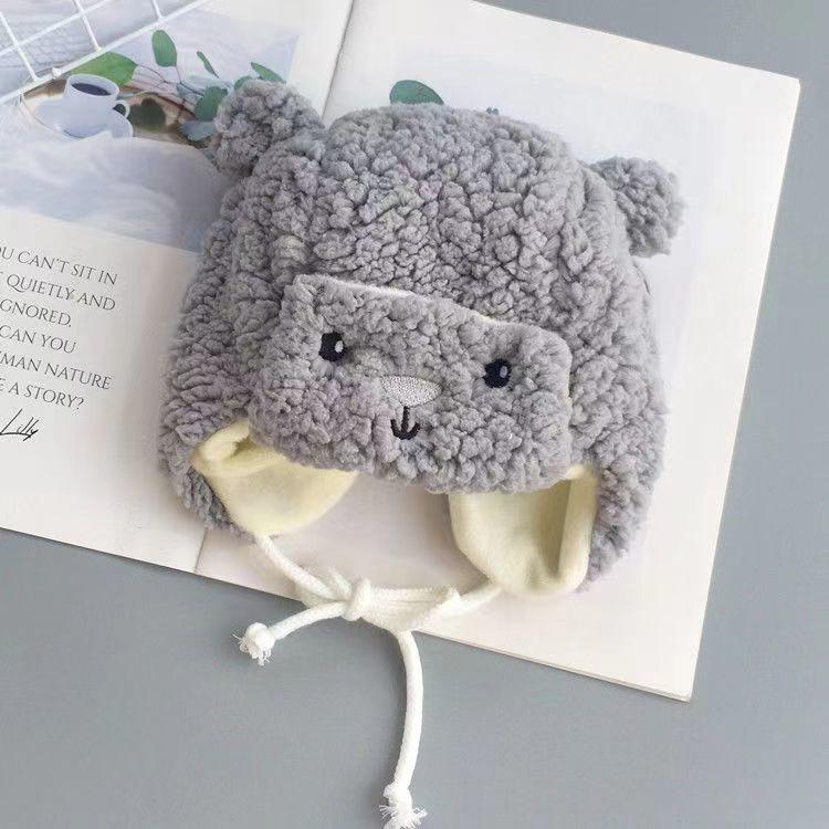 Baby Knit Hat For Winter With Cotton Blend Warmth And Windproof Protection For Infants And Toddlers