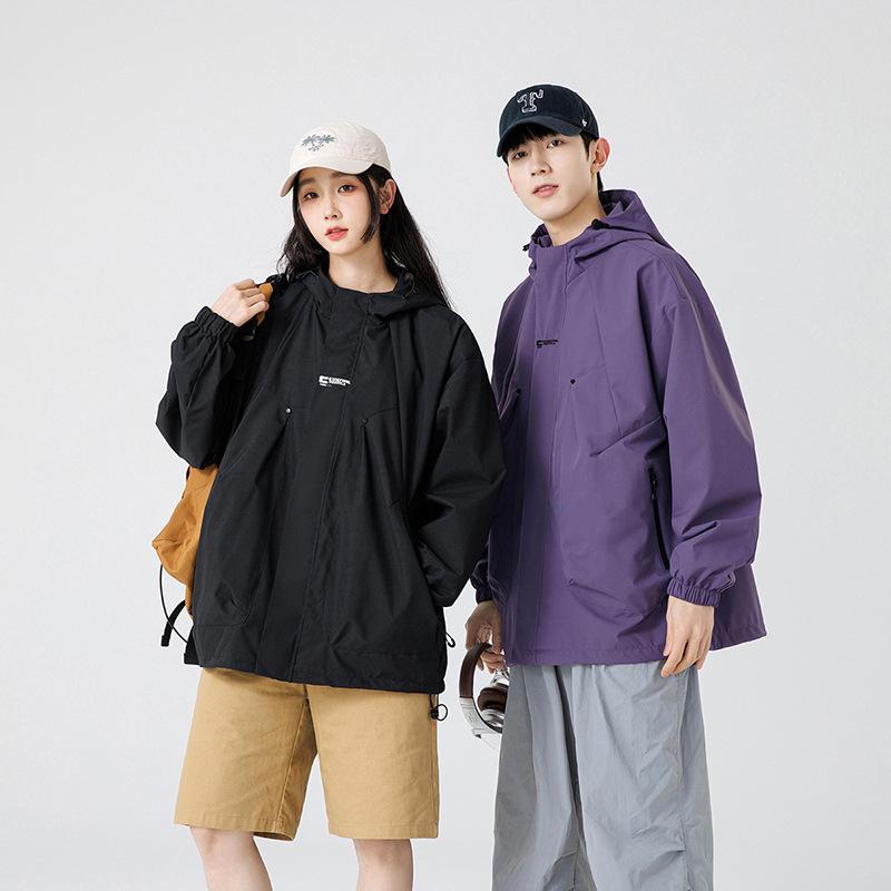 Couple Three-proof Jacket Men's Spring and Autumn Jacket Men's Thin Coat Women's Waterproof Windbreaker Outdoor