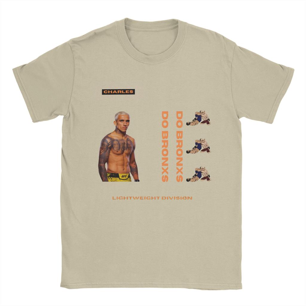 Unisex Oliveira Charles Do Bronx T Shirt  Pure Cotton Clothing Novelty Short Sleeve Crewneck Tees New Arrival TShirt