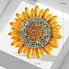 One Full Crystal Sunflower Brooch Valentines,Mom,Mother,Mother's Day,Gift