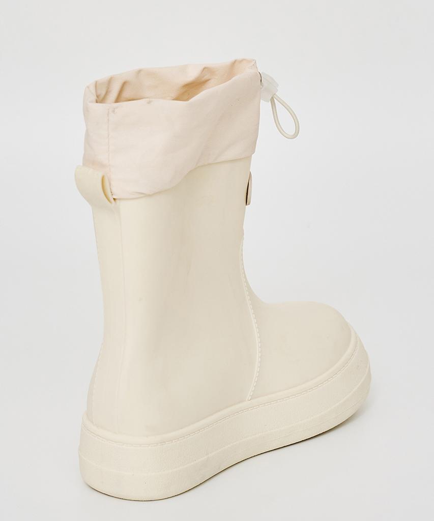 Reclow Rc Re-Rain Shirring Rain Boots Ivory