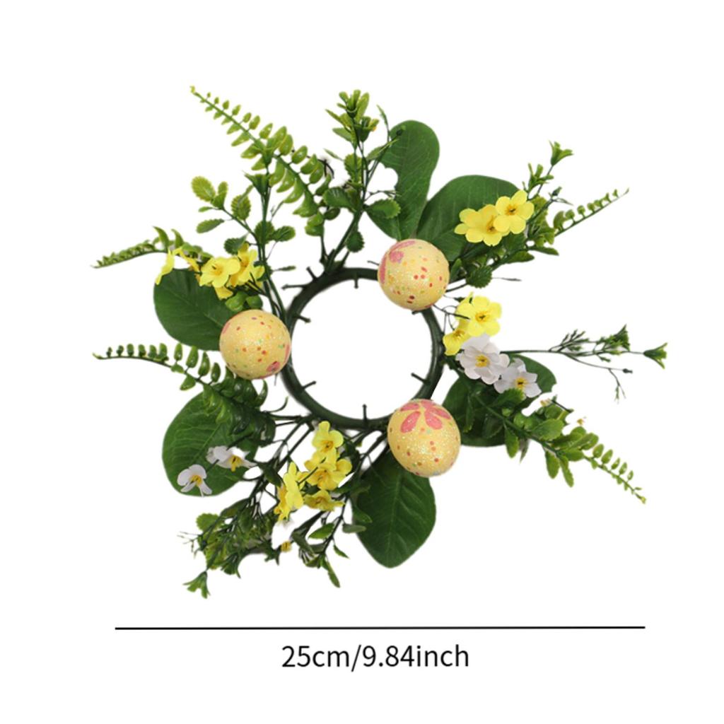 Osterkranz Haustür Künstlich Party mit bunten Eiern Außen Hängende Girlande für Tisch Veranda Zuhause Bauernhaus Fenster