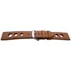 Watch Strap - MY-MONTRE - Grand Prix - 18mm - Tan Calfskin - Stainless Steel Buckle