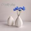 Ceramics Flower Vase White Vase Simple Flower Bottle Modern Room Decor Table Decorations Flower Arrangement Ornaments