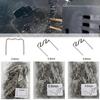 1500PCS 0.6/0.8mm Hot Stapler Pre-cut Corrugated Staples Plastic Welder Repair Kit For Car Bumper Welding Tools