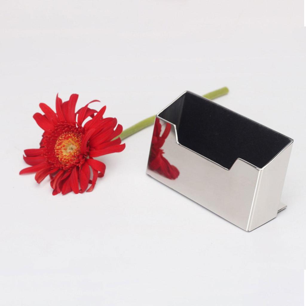 Business Card Holder Organizer Multipurpose Greeting Cards Stainless Steel