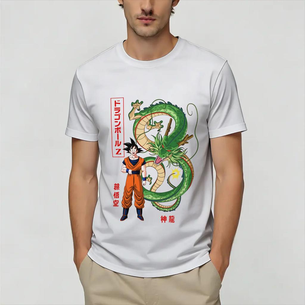 Dragon Balls Unisex T Shirt Fun Tee Shirt Short Sleeve O Neck TShirt 100 Cotton Plus Size Clothes