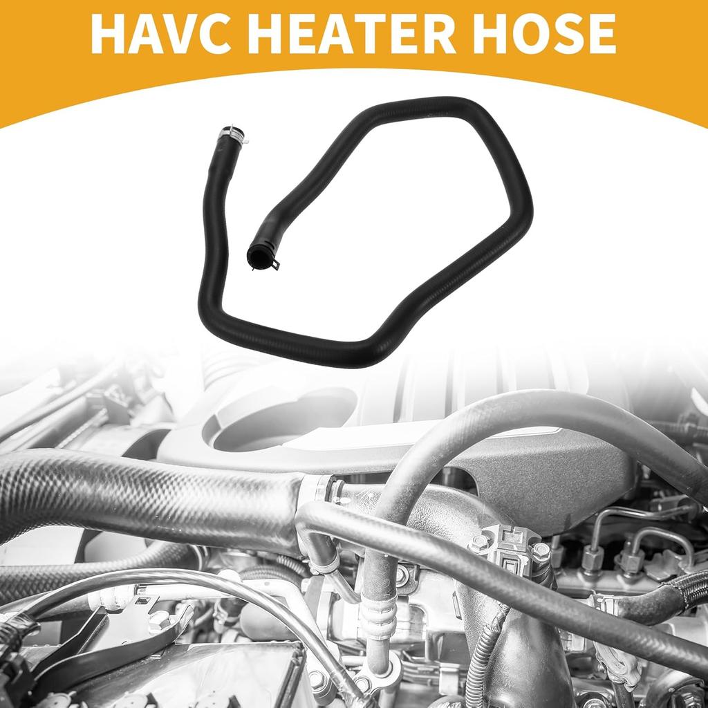 HVAC Heizungsschlauch Nr. F1F18548DF Motorkühler Kühlmittel Wasserschlauch Rohr für Ford Focus 2014-2020 Gummi Schwarz Gute Abdichtung