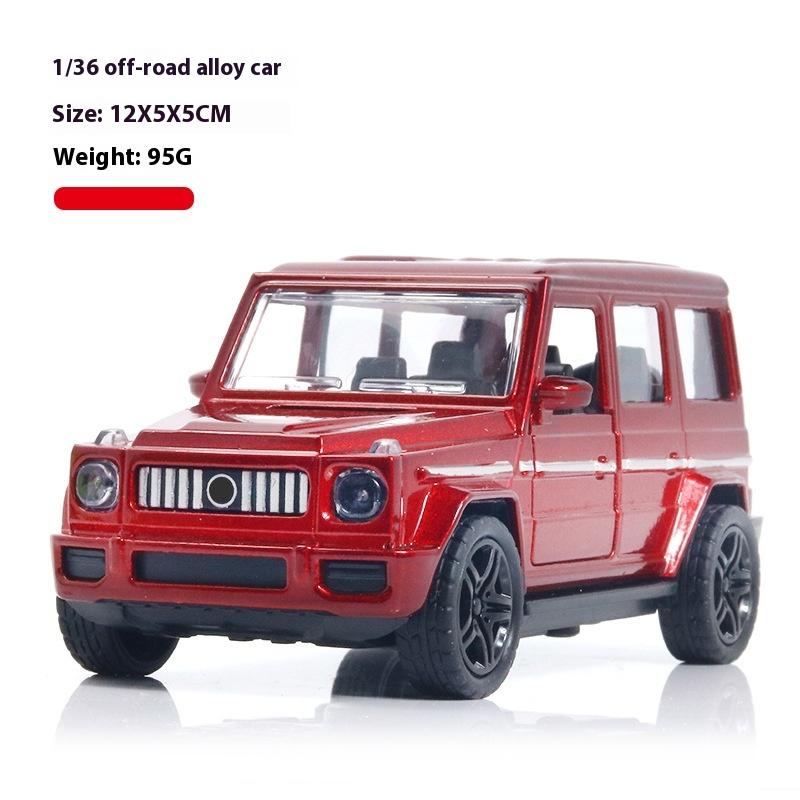 Modello di auto fuoristrada in lega Simulazione Giocattolo per bambini Auto per bambini Ornamenti per auto Decorazione