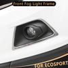 2 Stücke Chrom Auto Nebelscheinwerfer Lampenrahmen Dekoration Aufkleber Abdeckung Trim für Ford Ecosport 2013 2014 2015 2016 2017