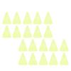 20Pcs Plant Bell Cover Reusable Clear Plastic Garden Cloche Dome Protect Against Sun Frost Snails