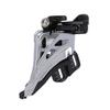SHIMANO FD-M4100-E 2x10 Front Derailleur, Side Swing, Pull Type, 64-69 , 38T, Silver