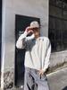Men's American-Style Simple Loose Fit Hoodie - Heavyweight Long Sleeve Polo Shirt for Autumn & Winter