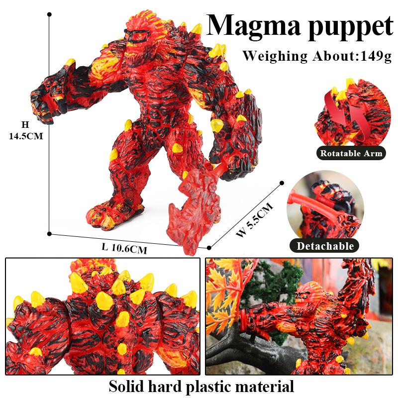 Oenux Phoenix Cerberus Ice Monster Model Cerberus Griffin Dragon Dinosaurs Action Figures Animals Toy Collection Kid Gift