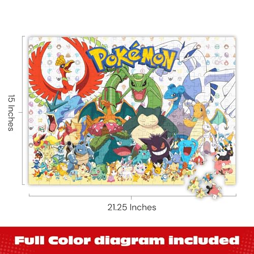 Buffalo Games Pokémon Fan Favorite 300-Piece Large Jigsaw Puzzle, Multicolor, 55cm x 38cm