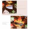 8pcs/Set New DIY Leaves Stickers Observing Leaves Adhesive Stationery Stickers Decorative Sticker Scrapbooking Diary Planner