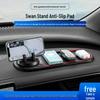 Support de téléphone de voiture multifonctionnel antidérapant et support de navigation pour tableau de bord