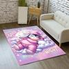1pc Winnie The Pooh Pattern Area Rug Soft Flannel Floor Mat for Living Room,Office,Bedroom and Carpet