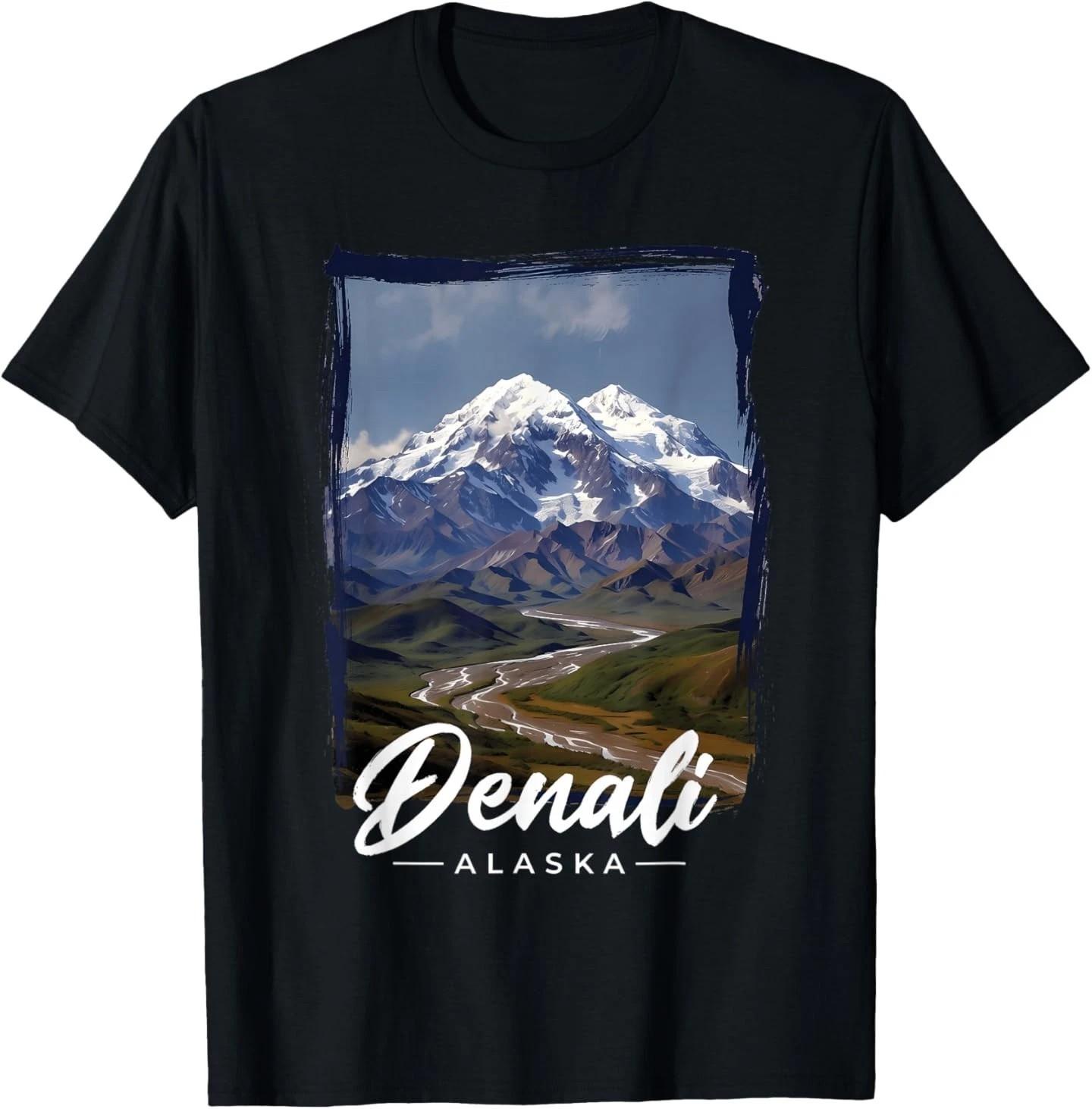Denali National Park Alaska BLACK T-Shirt Unisex T-Shirt XXXL