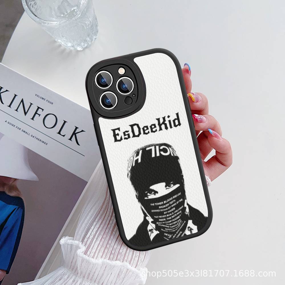 Singer E-EsDeeKid For IPhone 16 15 14 13 12 11 Pro Max Plus Leather Phone Cover